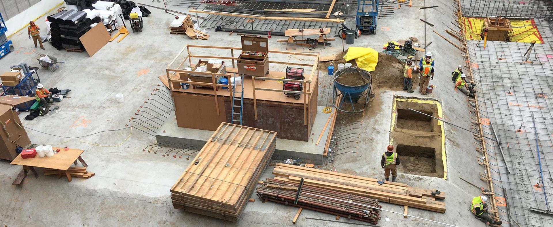 Channel Lumber - Aerial view of jobsite